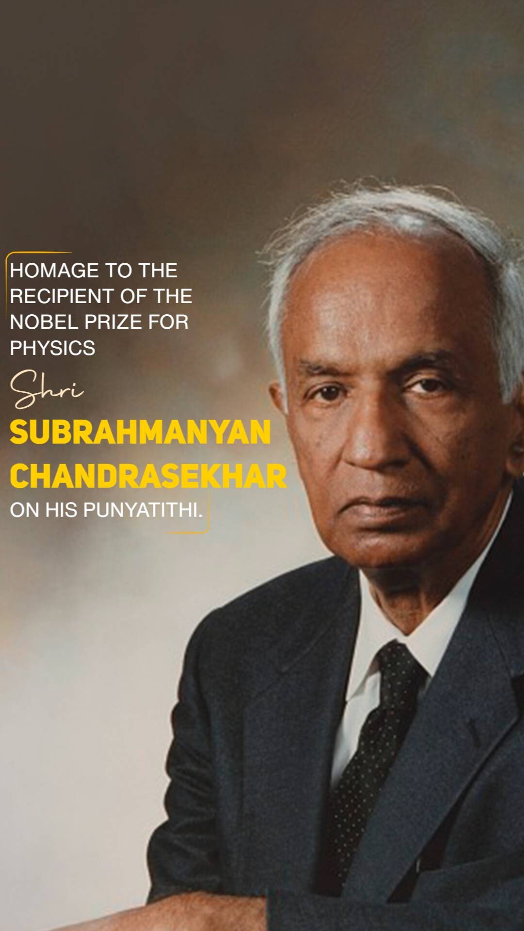 Subrahmanyan Chandrasekhar Punyatithi