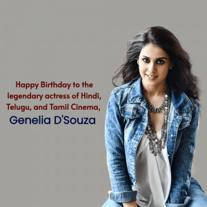 Genelia D'souza Birthday