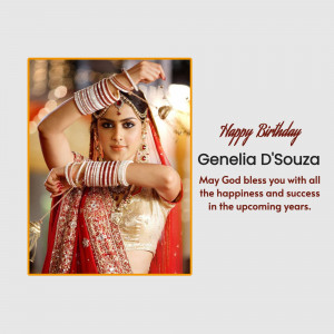 Genelia D'souza Birthday
