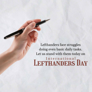International Lefthanders Day