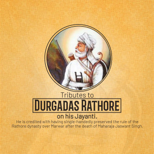 Durgadas Rathore Jayanti