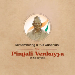 Pingali Venkayya Jayanti