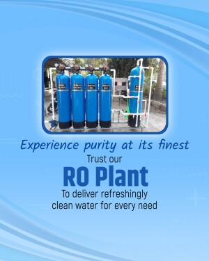 R.O. Water & Softener