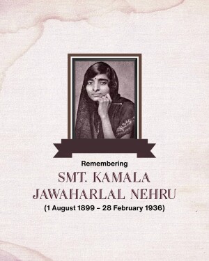 Kamla Nehru Jayanti