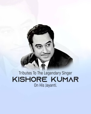 Kishore Kumar Jayanti