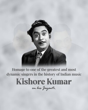 Kishore Kumar Jayanti