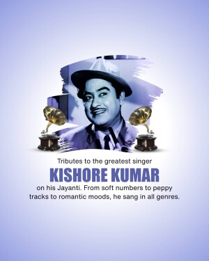 Kishore Kumar Jayanti