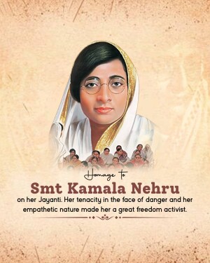 Kamla Nehru Jayanti