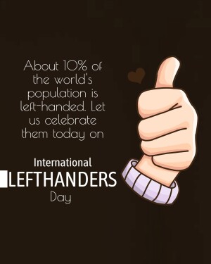 International Lefthanders Day
