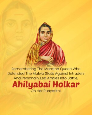 Ahilyabai Holkar Punyatithi