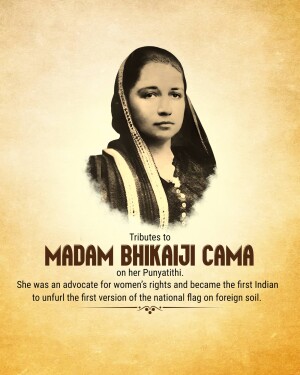 Bhikaiji Cama Punyatithi