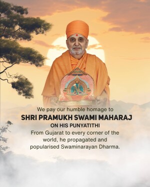Pramukh Swami Maharaj Punyatithi
