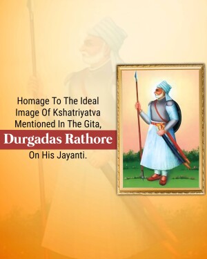 Durgadas Rathore Jayanti