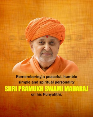Pramukh Swami Maharaj Punyatithi