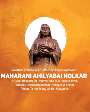 Ahilyabai Holkar Punyatithi