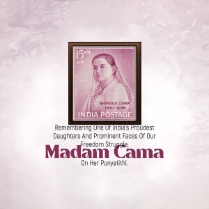 Bhikaiji Cama Punyatithi