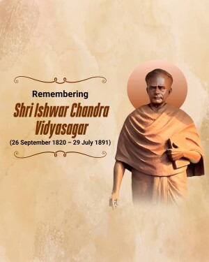Ishwar Chandra Vidyasagar Punyatithi