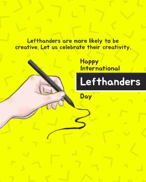 International Lefthanders Day