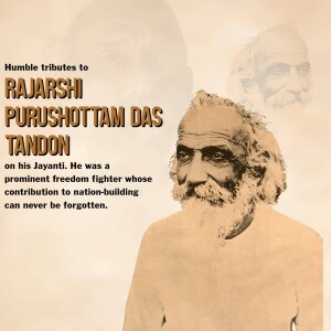 Purushottam Das Tandon Jayanti
