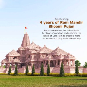 4 Years of Ram Mandir Bhoomi Pujan