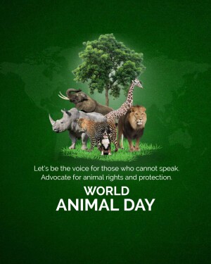 World Animal Day